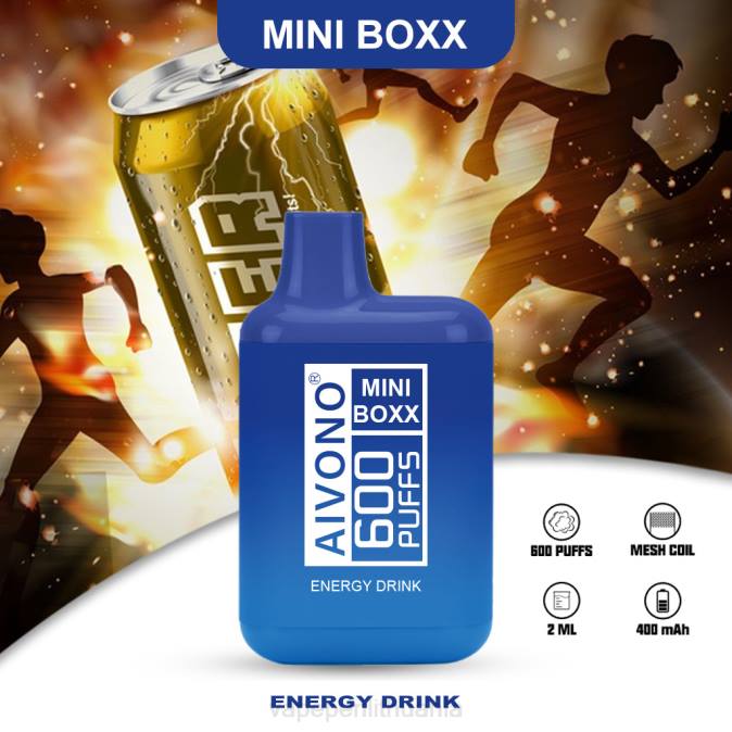 Aivono AIM MINI BOXX 600 energetinis gėrimas D060237 - Vape Mod
