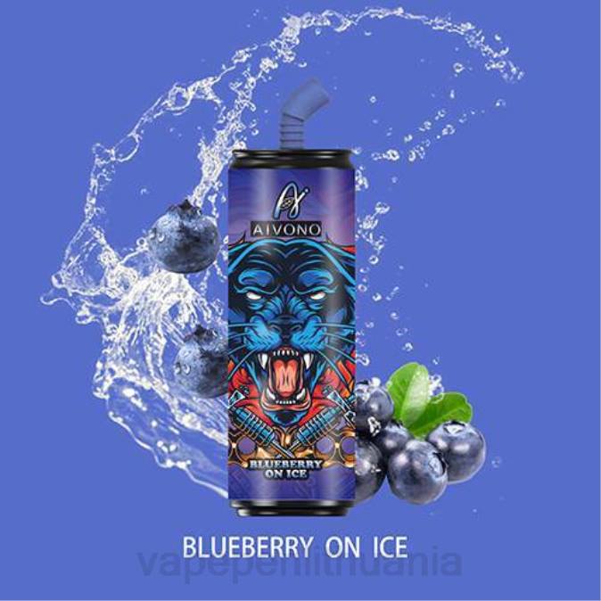 Aivono AIM WINNER 6000 kokakolos butelių mėlynės ant ledo D060113 - Vape Liquid