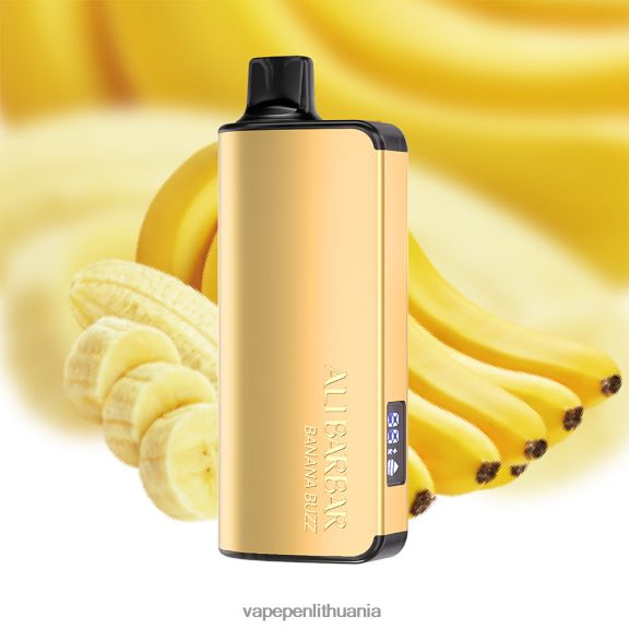 Alibarbar Ingot 9000 vienkartinių vape bananų šurmulys 8TR08Z27 - Vape Mod