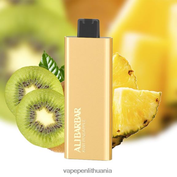 Alibarbar Pandora 7000 vienkartinių vape kivių ananasų 8TR08Z57 - Vape Mod