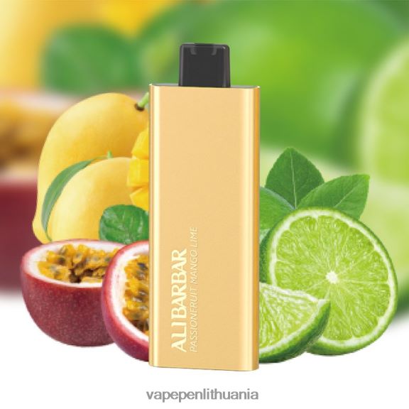 Alibarbar Pandora 7000 vienkartinių vape pasiflorų mango liepa 8TR08Z58 - Vape Liquid