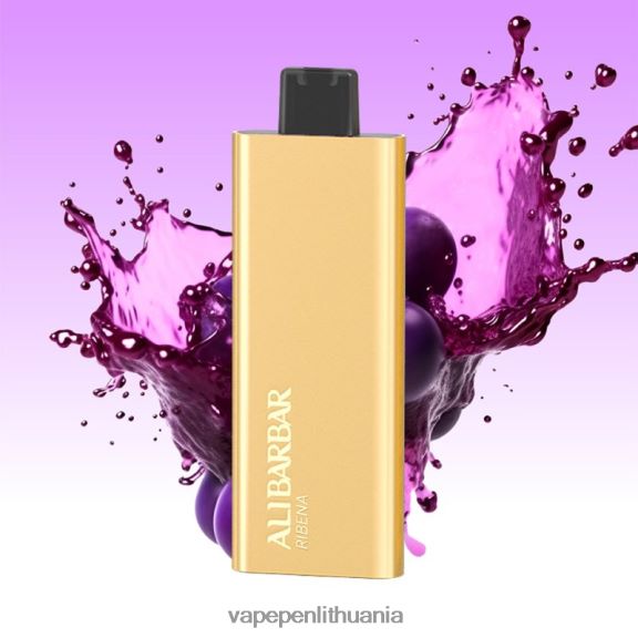 Alibarbar Pandora 7000 vienkartinių vape ribena 8TR08Z61 - Vape Lietuva