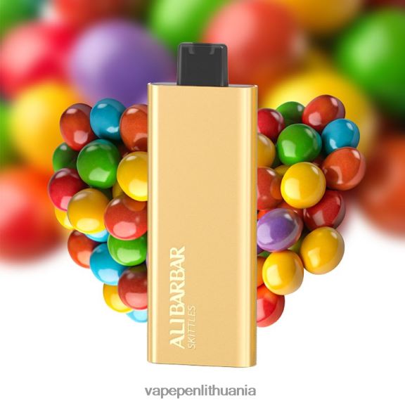 Alibarbar Pandora 7000 vienkartinių vape vaivorykštės saldainiai 8TR08Z60 - Vape Skystis