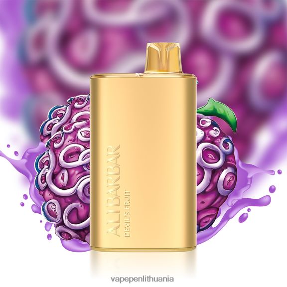 Alibarbar Rich 8000 vienkartinių vape vynuogių hubba bubba 8TR08Z6 - Vape Lietuva