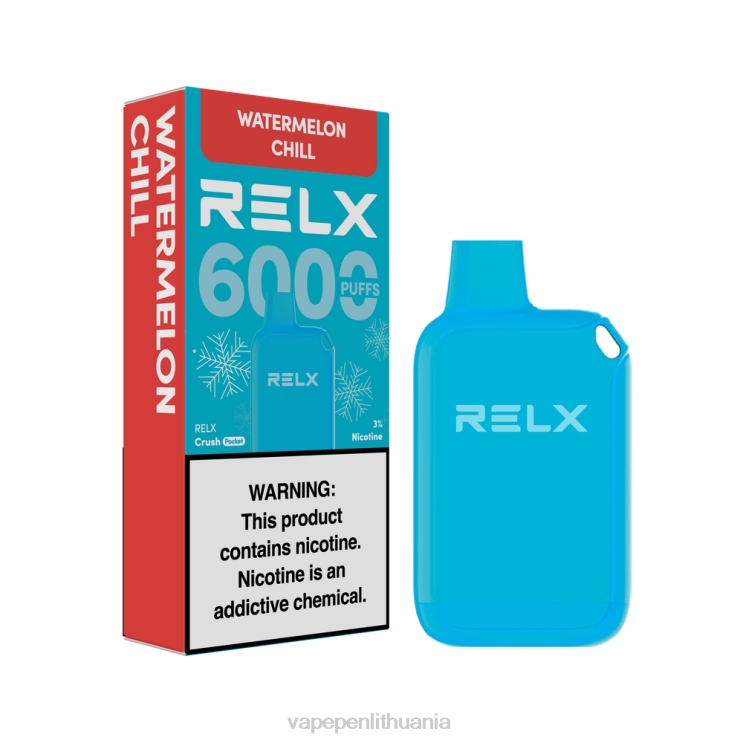 RELX Crush Pocket 6000 ledo arbūzų šaltis FZ4B624 Vape Pen
