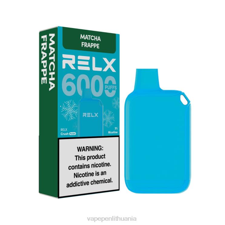 RELX Crush Pocket 6000 ledo matcha frappe FZ4B617 Vape Mod