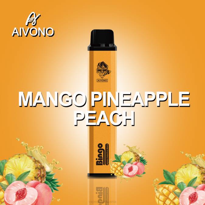 Aivono AIM BINGO 4000 mango ananasų persikas D060136 - Vape Lietuva