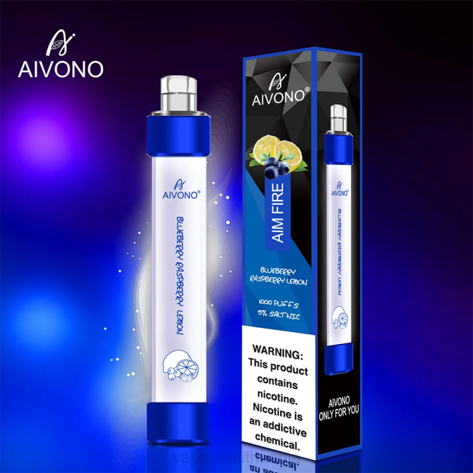 Aivono AIM FIRE 1000 mėlynių aviečių citrina D060327 - Vape Mod