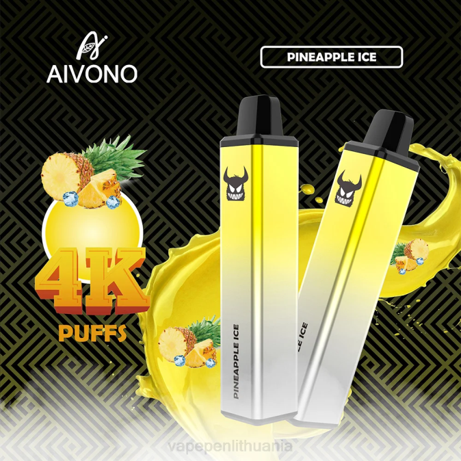 Aivono AIM FREAK 4000 ananasų ledas D060255 - Vape Skystis