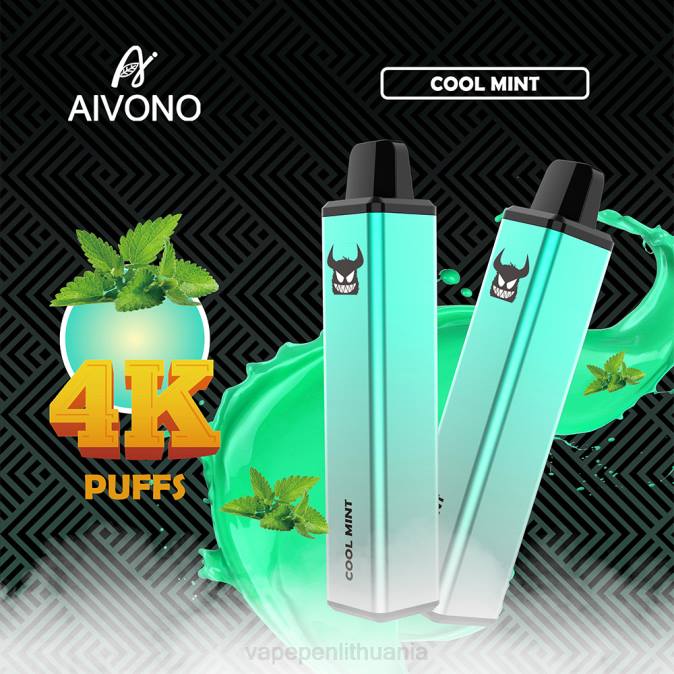 Aivono AIM FREAK 4000 vėsios mėtos D060254 - Vape Pen