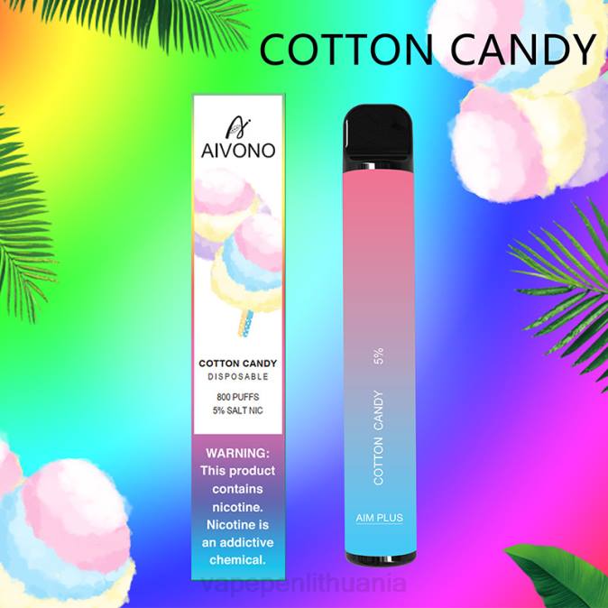 Aivono AIM PLUS 800 cukraus vata D060178 - Vape Liquid