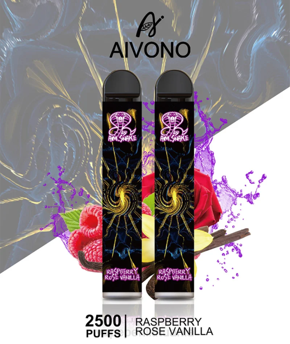 Aivono AIM SNAKE 2500 aviečių rožių vanilė D060317 - Vape Mod