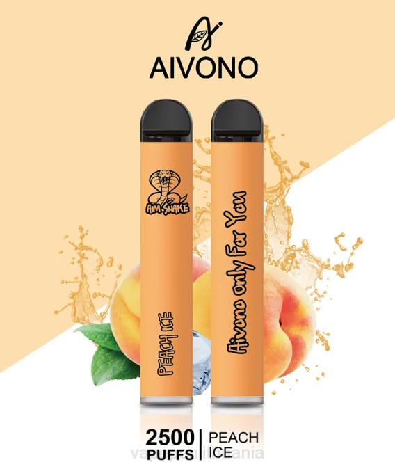 Aivono AIM SNAKE 2500 persikų ledas D060316 - Vape Lietuva