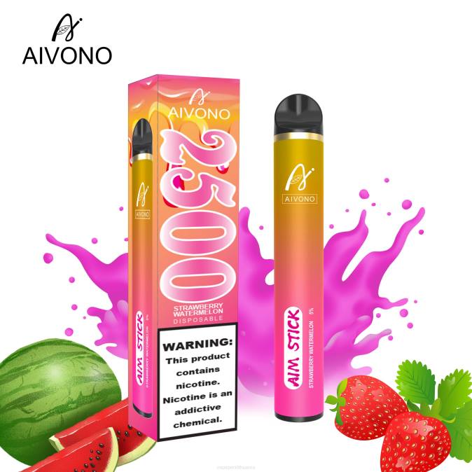 Aivono AIM STICK 2500 braškinis arbūzas D060149 - Vape Pen