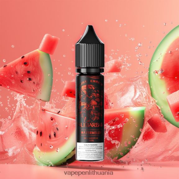 Alibarbar kaljanas oniksas arbūzas 8TR08Z110 - Vape Skystis