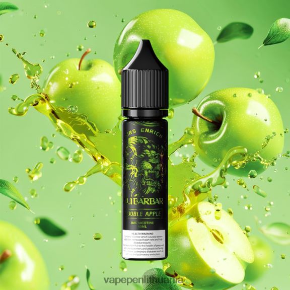 Alibarbar kaljanas oniksas dvigubas obuolys 8TR08Z111 - Vape Lietuva