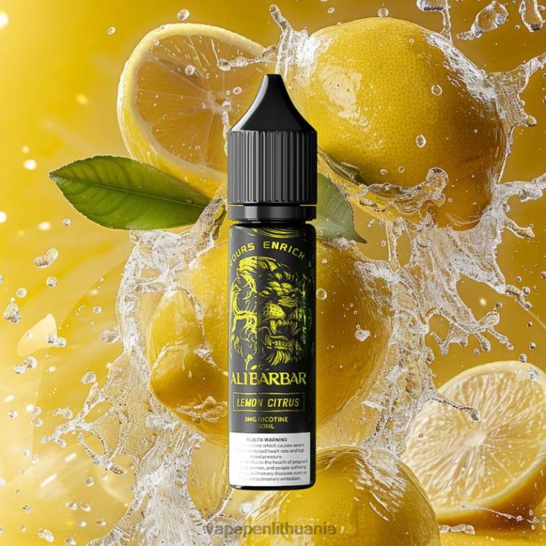 Alibarbar kaljano onikso dokas citrinų citrusiniai vaisiai F4420108 - Vape Skystis