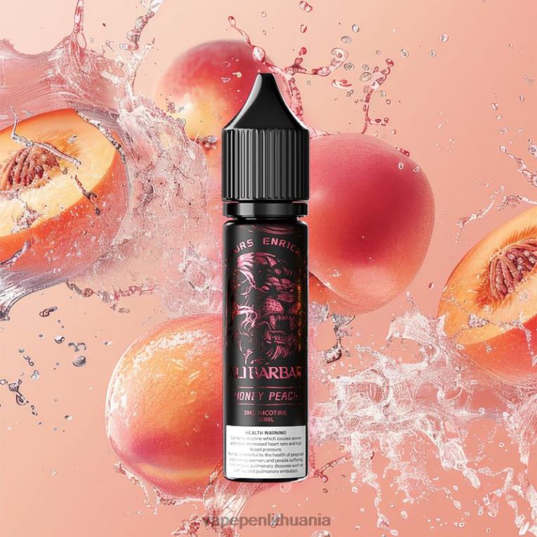 Alibarbar kaljano onikso dokas medaus persikų F4420106 - Vape Liquid