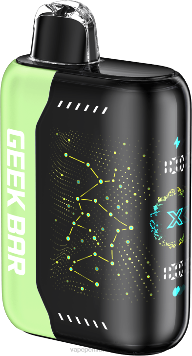 GEEK BAR impulsas x rūgštus obuolių ledas R44X15 Vape Skystis