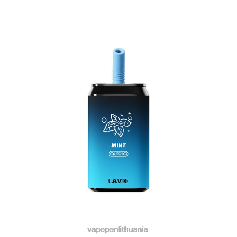 LAVIE Aurora 11000 išpūtimų mėtų VT88B145 - Vape Skystis