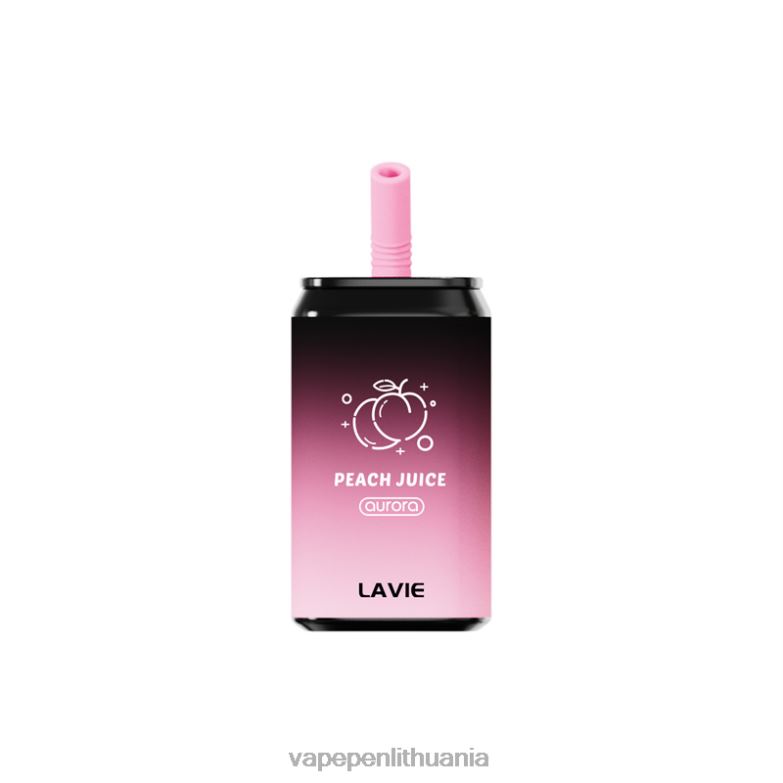 LAVIE Aurora 11000 išpūtimų persikų sultys VT88B144 - Vape Pen