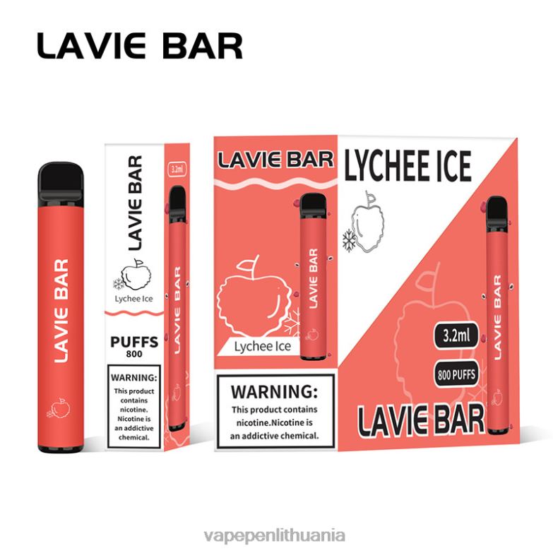LAVIE BAR 800 įkvėpimų ličių ledas VT88B313 - Vape Liquid