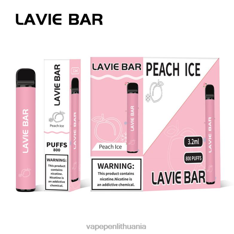 LAVIE BAR 800 įkvėpimų persikų ledas VT88B314 - Vape Pen
