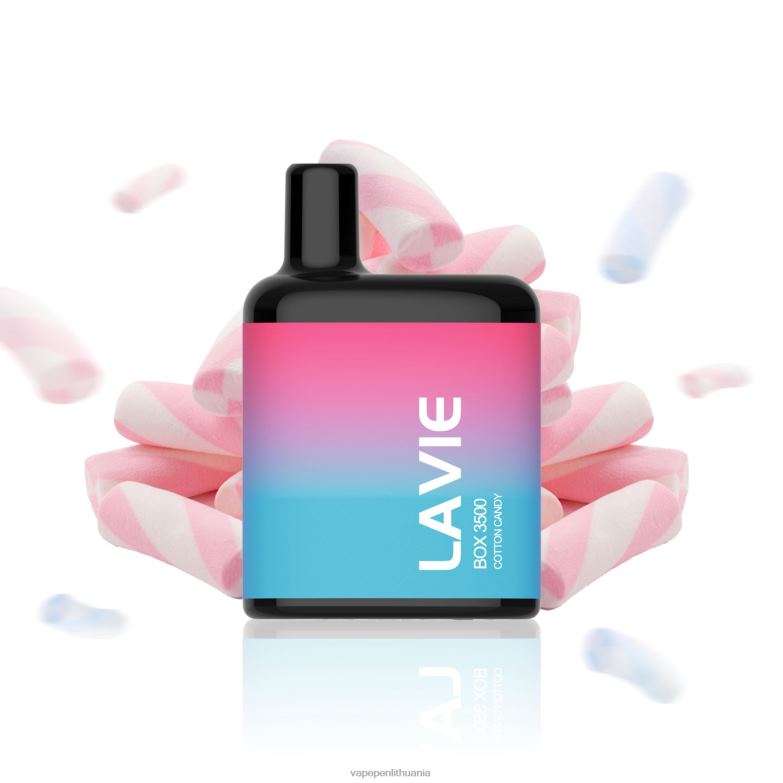 LAVIE BOX 3500 įkvėpimų cukraus vata VT88B210 - Vape Skystis