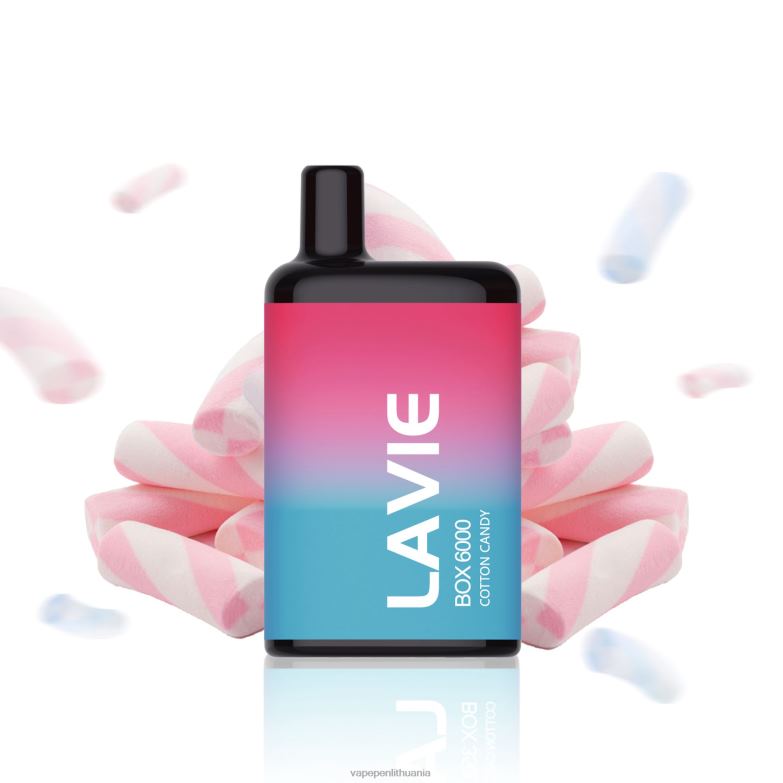 LAVIE BOX 6000 išpūtimų cukraus vata VT88B206 - Vape Lietuva