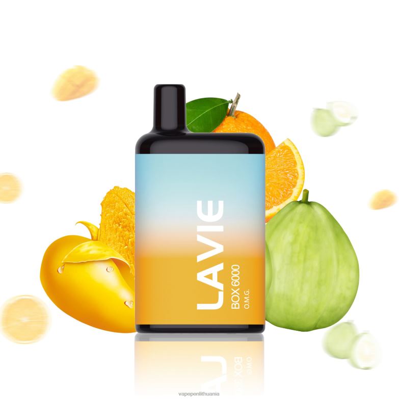 LAVIE BOX 6000 išpūtimų o.m.g VT88B204 - Vape Pen
