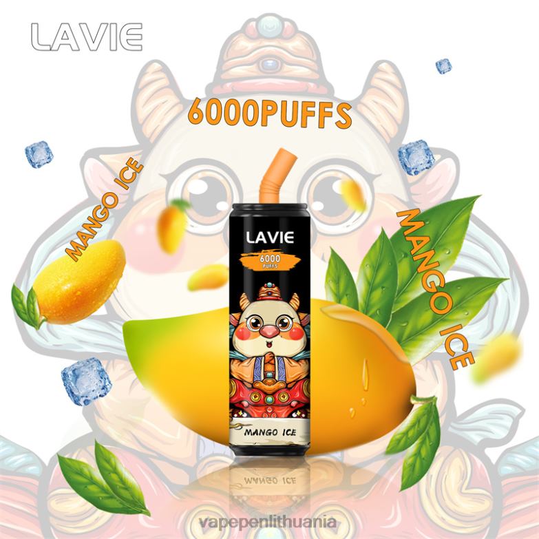 LAVIE Coke BAR 6000 išpūtimų mangų ledas VT88B270 - Vape Skystis