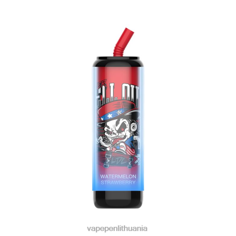 LAVIE Cola Plus 7500 įkvėpimų arbūzas braškių VT88B248 - Vape Liquid