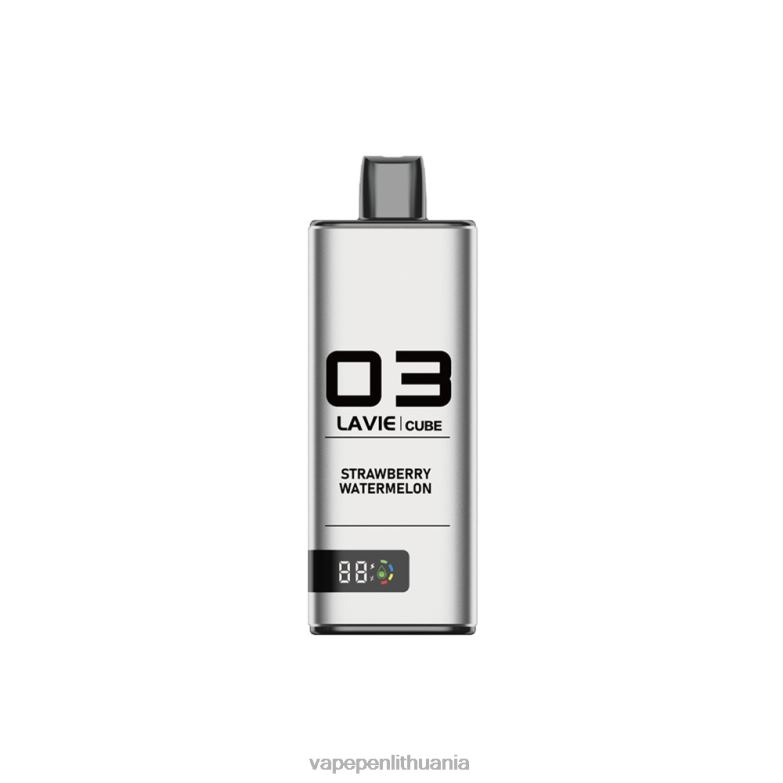LAVIE Cube 20 000 įkvėpimų braškinis arbūzas VT88B37 - Vape Mod