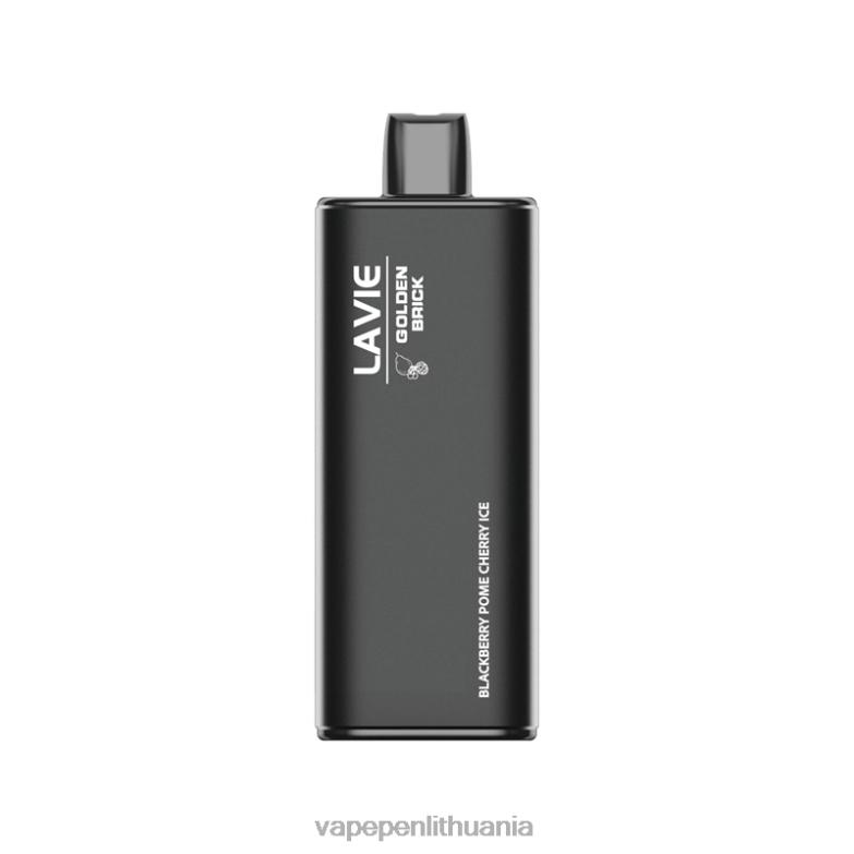 LAVIE GOLDEN BRICK 10000 išpūtimų gervuogių vyšnių ledas VT88B54 - Vape Pen