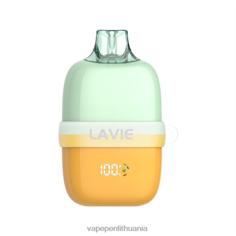 LAVIE INSIDER 12000 išpūtimų oranžinis ledas VT88B90 - Vape Skystis