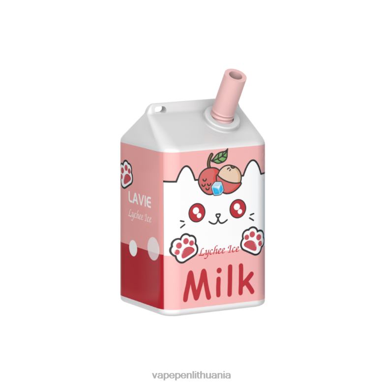 LAVIE MILK 7000 įkvėpimų ličių ledas VT88B183 - Vape Liquid