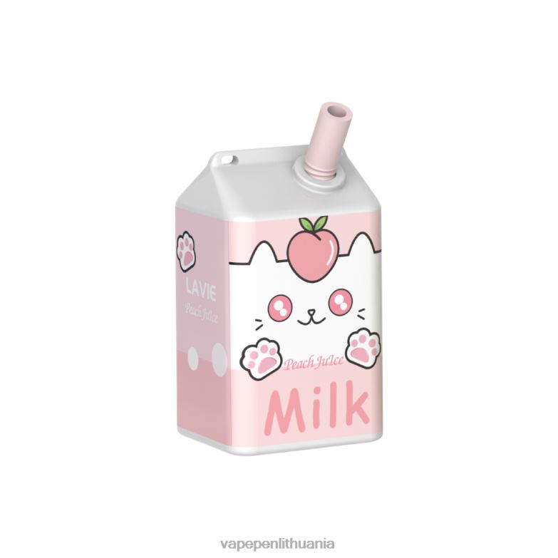 LAVIE MILK 7000 įkvėpimų persikų sultys VT88B179 - Vape Pen