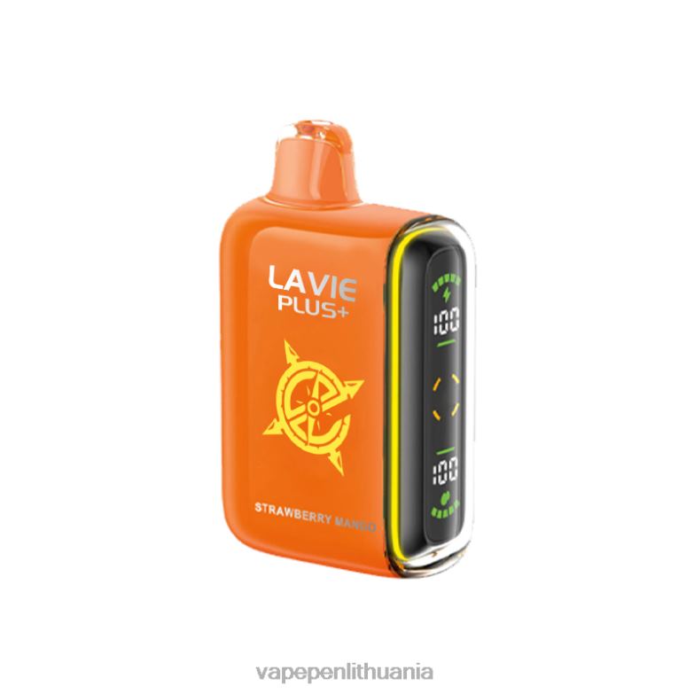 LAVIE PLUS 15 000 įkvėpimų braškių mango VT88B97 - Vape Mod