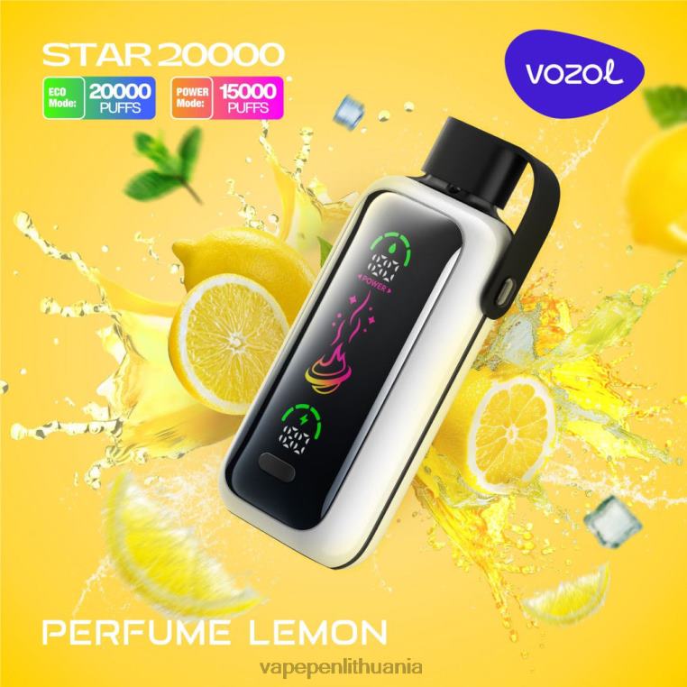 VOZOL STAR 20 000 kvepalai citrina T604817 | Vape Mod