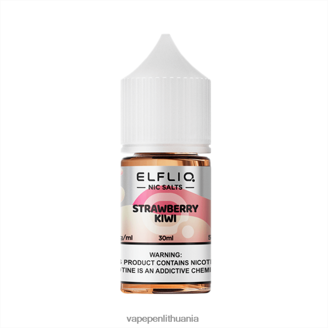 ELFBAR ELFLIQ Nic druskos 30ml Braškių kiviai 2BX02F31 Vape Lietuva