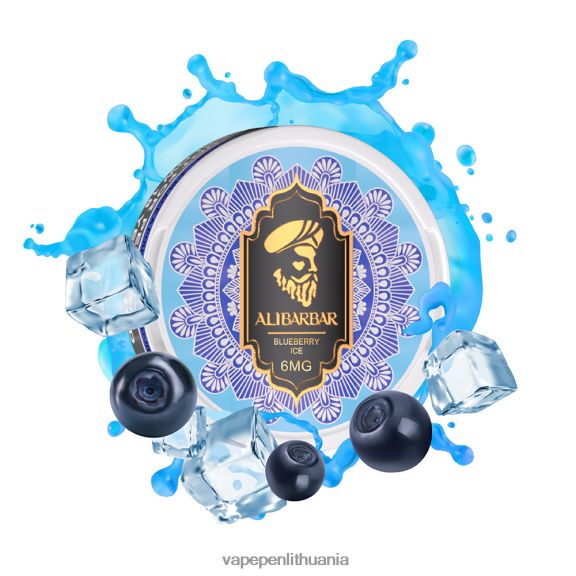 Alibarbar nikotino maišeliai mentolis 8TR08Z88 - Vape Liquid