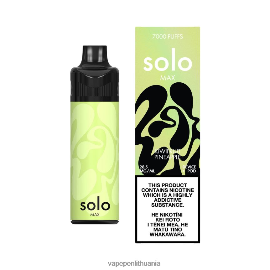 Solo MAX ankšties rinkinys kivių ananasų 6ZX28668 - Vape Liquid