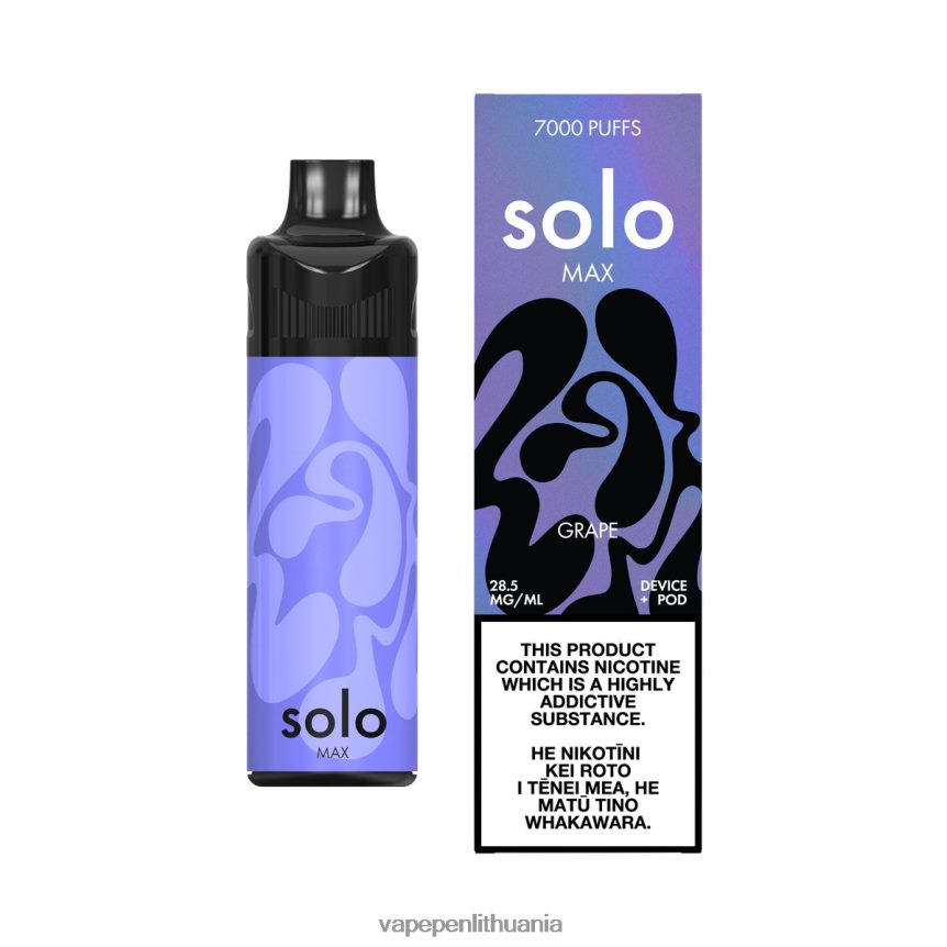 Solo MAX ankšties rinkinys vynuogių 6ZX28667 - Vape Mod